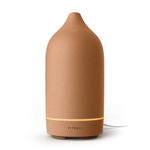 Vitruvi Stone Diffuser, Ceramic Ultrasonic Essential Oil Diffuser for Aromatherapy, Terracotta, 90ml Capacity