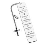 Christian Bookmark, 2024 Bible Verse Bookmarks, Book Markers for Reading, Inspirational Gifts for Women Men, Christian Religious Scripture Gifts for Friend Baptism Faith Birthday Christmas Present