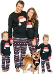 IFFEI Christmas Pajamas for Family Matching PJ's Sets for Large Pet
