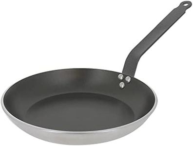 De Buyer - Poêle ronde antiadhésive CHOC RESTO INDUCTION en aluminium - Diamètre 24 cm -, Noir