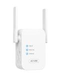 ioGiant AC1200 WiFi Extender Signal Booster for Home, WiFi Repeater with Ethernet Port Dual Band Coverage Up to 1600 sq.ft. and 25 Devices, Internet Booster WiFi Easy Setup Works with Any WiFi Routers