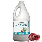 Pure Aloe Vera Juice Pomegranate 1.5L - Cold-Processed – from Organic Fresh Leaves – for Intestinal Issues – Made In Canada