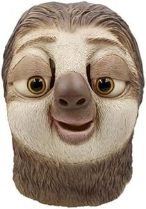 Big Mango Deluxe Novelty Halloween Costume Party Latex Animal Head Mask for Adults&Children (Sloth)