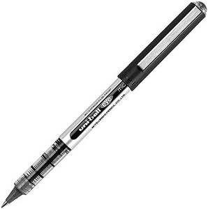 Uniball Eye 0.38 mm Ultra Micro Rollerball Fine Nib Pen Pack of 12, Black