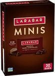 Larabar Double Dark Chocolate Mini Bars, Gluten Free Vegan Bars, 20 ct