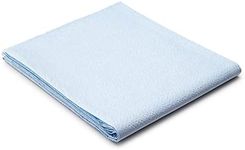 TIDI 980928 Single-Use Medical Equipment Drape, Stretcher Sheet or Exam Table Paper, Fluid and Barrier Protection, Tissue/Poly, Blue, 40" Width, 90" Length, Pack of 50