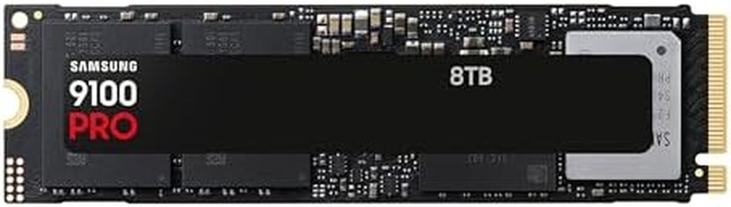 Samsung SSD 9100 PRO 8TB, PCIe 5.0x4 M.2 2280, Seq. Read Speeds Up to 14,800MB/s, Best for AI Computing, Gaming, and Heavy Duty Workstations (MZ VAP8T0B/AM)