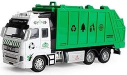 Alokik Enterprise 1:38 Sanitation Garbage Truck Kids Diecast Metal City Sanitation Garbage Truck- Friction Powered, Garbage Truck with Top Open Dumper Garbage Lifter Truck