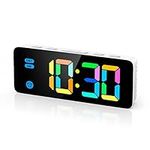 AMIR Digital Alarm Clock, Colorful 