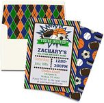 All Star Sports Party Invitation