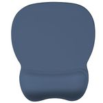 EooCoo Ergonomic Mouse Pad with Wrist Support, Mousepad with Memory Foam Wrist Rest and Non-Slip Base for Computer, Cafe, Home & Office, 9.64 x 8.26 in Office Desk Accessories