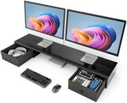 HUANUO Dual Monitor Stand with 2 Dr