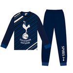 Tottenham Hotspur FC Gift Boys Sublimation Long Pyjamas Navy 5-6 Years