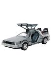 Jada Toys BTTF Part I TIME Machine W/Light 1/24 DIE-CAST Vehicle Gray