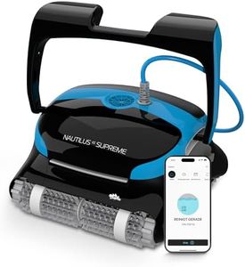 Dolphin Nautilus CC Supreme Poolroboter Boden und Wand für Einbaupools bis 15m, Poolsaiger Boden, Wasserlinie und Wandreinigung, Ultrafeine Filtrierung, Wasserpflege, Wöchentlicher Timer