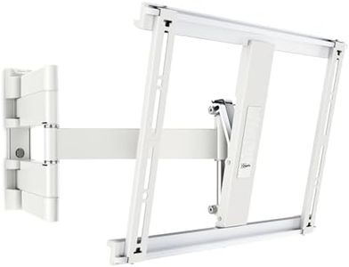 Vogel's THIN 445 full-motion TV wall bracket for 26-55 inch (66-140 cm) TVs, swivels up to 180º, tiltable, max. 39.6 lbs (18 kg), max. VESA 400x400,TÜV certified, White