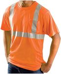 Rugged Blue RB-2HVT-HVO-XL ANSI Class 2 Hive's Wicking Shirt, Polyester, Orange, XL