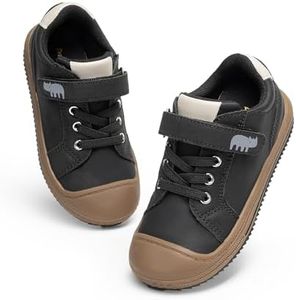 DREAM PAIRS Toddler Sneakers Boys Girls Casual Shoes Kids Storybook Lightweight Walking Skate Shoes,Size 13 Little Kid,Black,SDFS222K