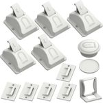 4pcs Magnetic Baby Cabinet Locks for Child Safety with 1 Key, 3M Adhesive Baby Proofing Cabinets & Drawers Latches Child Safety Magnet Cabinet Lock for Cupboard and Pantry Door.