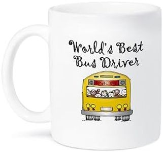 3dRose Worlds Best Bus Driver. - Ceramic Mug, 11-ounce