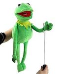 Kermit Frog Puppet with Control Rod