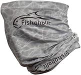 Fishoholic Fishing Face Mask Neck Gaiter Hunting Buff - 3 Colors - UPF50+ Sun Protection Fishaholic Fishing Gift