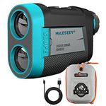 MiLESEEY Rechargeable Golf Range Finder with Slope On/Off Switch, Magnetic Range Finder Golf 660Yds Flag Lock Vibration for Golf Cart, ±0.55Yd Accuracy-Tournament Legal Golf Rangefinders