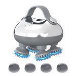 New Olipiter Electric Scalp Massager, Rechargeable Head Massager for Scalp Stress Relax, Waterproof Handheld Hair Scratcher with 8 Removable Massage Claws