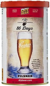 Coopers DIY Beer Thomas Coopers 86 Days Pilsner Homebrewing Craft Beer Brewing Extract