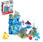 MEGA Pokémon Building Toys Set Aquatic Adventure with 319 Pieces, 2 Poseable Characters, for Kids, HXF79