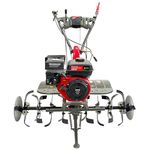 Balwaan Krishi with 212cc 4-Stroke Power Weeder | for Soil Preparation & Weeding, Comes with an Economic Range, 32-Blade Set, Single Adjustable Design & Free Engine Oil & Gear Oil | BP-650