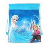 Moon* 12Pcs Cartoon "Frozen-Elsa Anna" Print Bag Dori Bag, Haversack Bag, Birthday Return Gift Bags #Actual Images, Multicolor