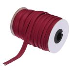 MECCANIXITY Piping Cord Trim 30 Yards 1/2 Inch Piping Tape for Sewing DIY Crafting Fabric Edge Trim Wine Red