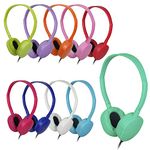 OSSZIT Classroom Kids Headphones Bulk 20 Pack Class Set of Headphones for Students Children Toddler Boys Girls Teen and Adult (10 Colors)