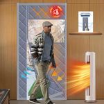 Winter Door Curtain Fits Door Size 