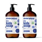 Everyone 3-in-1 Soap for Every Kid Safe, Gentle and Natural Shampoo, Body Wash, and Bubble Bath, Lavender Lullaby, 2 Count