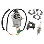 HURI Carburetor with Gasket Spark Plug for Cummins Onan HomeSite Power 6500 Generator Engine