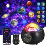 Planet Projector,Galaxy Projector, Popular Science Projector lamp, Starry Night Projector, Built-in Bluetooth Speaker, 32 Color and Light Modes for Children Adults,Space Gift【2022 UPGRATED】