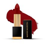 MyGlamm Manish Malhotra Soiree Creamy Matte Lipstick - 04 Amour (Red Shade) | Long Lasting, Pigmented With SPF 30 & Vitamin E (4.2g)