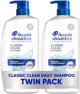 Head & Shoulders Classic Clean Dandruff Shampoo Twin Pack, Anti-Dandruff Daily Use, Paraben-Free, Color-Safe, 32.1 Fl Oz Each (Set of 2)