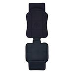 Prince Lionheart 2 Stage® SeatSaver® Protector | Prevents Isofix Car Seat Damage | Wipes Clean | Works Front & Rear Facing Car Seats & Boosters | High-Density Foam | Spill Barrier | Kick Guard - Black