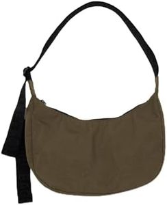 BAGGU Medium Nylon Crescent Bag, Seaweed