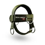 Iron Neck Alpha Training Harness – Neck Harness Workout Accessory – Head Harness/Neck Weight Harness - Neck Training Harness/Weight Lifting Head Harness with Nylon Tether and 2 Carabiners