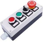 Taiss Emergency stop switch, selector switch, Red and Green button switches combination box 10A 440V meet your diversified needs for Industrial Electrical control HZ-11ZS-20X-GR