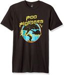 FEA Standard Men's Foo Fighters Adult Short Sleeve T-Shirt, Bonsai Tree Black, Large