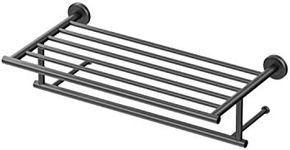 Gatco 1818MX Latitude II Minimalist Towel Rack Matte Black