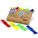 The Original Monkey Fidgetz Mesh-and-Marble Fidget Toy - 8-Pack - Helps Stress / Anxiety for Adults and Kids - Great Mesh and Marble Toys for Sensory Need - No BPA - by Impresa Products
