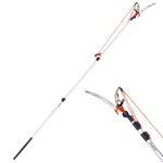 Sharpex 11 Ft Manual Pole long cutter for Tree Trimming | 3 Stage Extension Telescopic Pruning Saw (5 Feet To 11 Feet) |14 Inches sharp Blade for Tree Trimmer Pole, Yard Garden and Patios