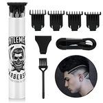 BESTBOMG Electric Clippers Barber Grooming Kit Rechargeable Cordless Close Cutting T-Blade Trimmer Hair Clippers for Men Zero Gapped Detail Beard