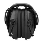 Vbestlife Electronic Shooting Earmuff, Sport Sound Amplification Shooting Noise-proof Hunting Folding Safety Earmuff, NRR 22dB(Black)